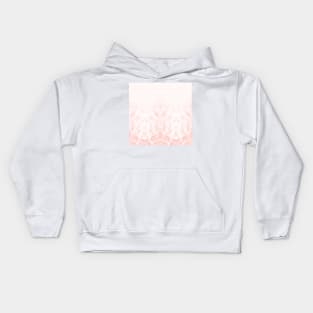 Blush Zig-Zag Tie-Dye Kids Hoodie